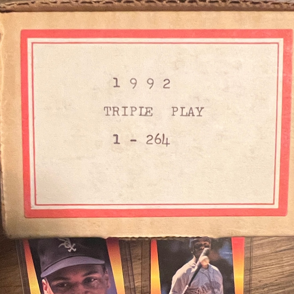 Donruss 1992 Triple Play